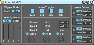 Chordial MIDI screenshot