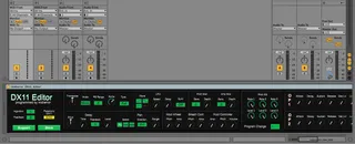 Yamaha DX11 Editor screenshot