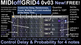 MIDIoffGRID screenshot