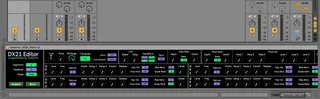 Yamaha DX21 Editor screenshot
