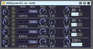 MIDIprobPLUSD screenshot