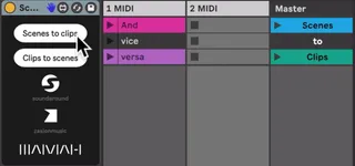 Scenes to Clips screenshot