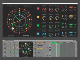 Euclidean sequencer screenshot