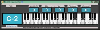 Big Midi Input Monitor screenshot