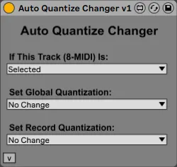 Automatic Quantization Changer screenshot