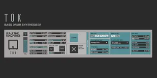 Tok - M4L - Bass Drum Synthesizer screenshot