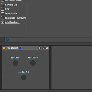 recQtzSet screenshot