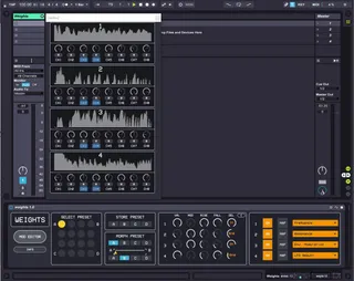 Weights - 8x4 Modulation Matrix screenshot