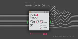 noteknob - knob to midi note screenshot