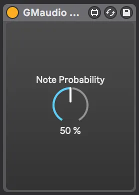 GMaudio Note Probability screenshot