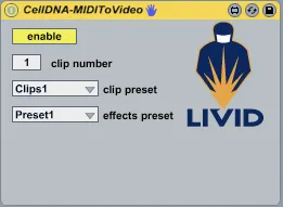 Livid CellDNA-MIDIToVideo screenshot