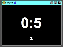 Clock screenshot