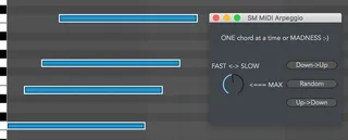 SM MIDI Arpeggio screenshot