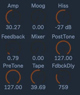 MoogMixerTape screenshot