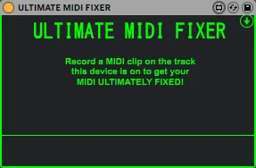 ULTIMATE MIDI FIXER screenshot