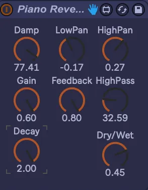 Piano Reverb screenshot