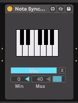Note Sync Random Control screenshot