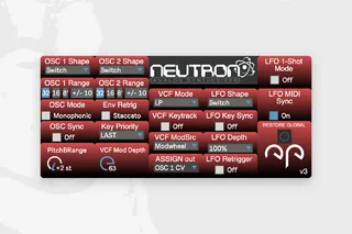 Behringer Neutron System Control screenshot
