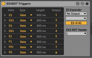 ESX8GT Triggers screenshot