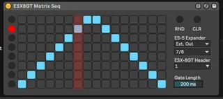 ESX8GT Gate Sequencer screenshot