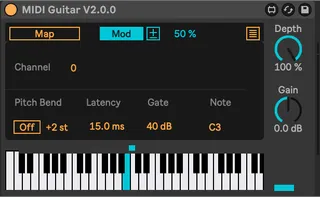 MIDI Guitar screenshot