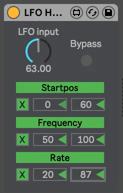 LFO HoldWithNote screenshot