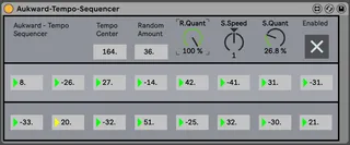 Aukward Tempo Step Sequencer screenshot