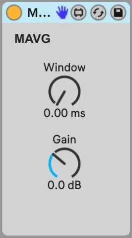 Moving Average Filter screenshot