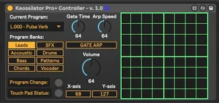 Kaossilator Pro-Plus Controller screenshot