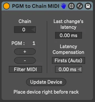 PGM to Chain MIDI screenshot