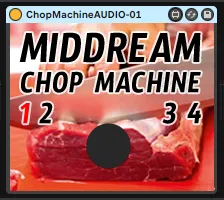 MIDDREAM ChopMachine Live Sampler screenshot