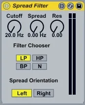 Spread Filter screenshot