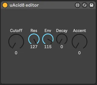 uAcid8 editor screenshot