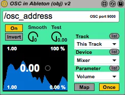 OSC Device Control screenshot