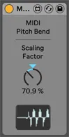 MIDI Pitch Bend Scaler screenshot