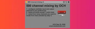 500 channel mixing by OCH screenshot