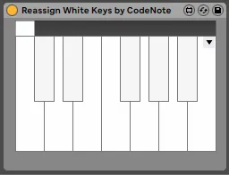 Reassign White Keys screenshot