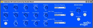 Roland SH 101 with Tubbutec SH 1oh1 Control V screenshot