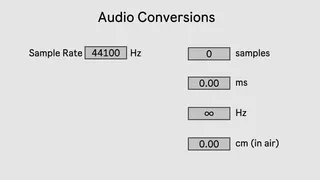 Audio Conversions screenshot