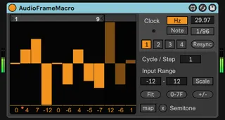 Audio Frame Macro screenshot
