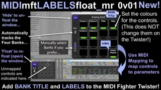 MIDImftLABELSfloat screenshot
