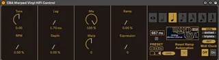 Chase Bliss Warped Vinyl HiFi Control screenshot
