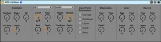 Korg NTS-1 Editor screenshot