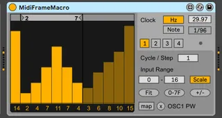 MIDI Frame Macro screenshot
