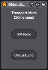GMaudio Transport Mute screenshot