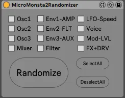 MicroMonsta 2 Patch Randomizer screenshot