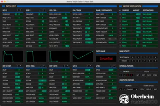 Matrix-1000 Editor screenshot