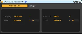 Wavetable Sidecar screenshot