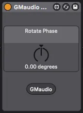 GMaudio Phase Rotator screenshot