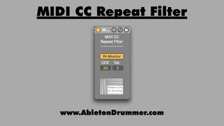 MIDI CC REPEAT FILTER screenshot